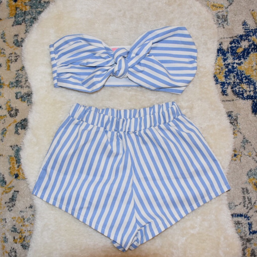 O’mighty Little Miss Patsy Set | Blue Stripe - Picture 2 of 6